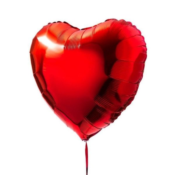 Producto - GLOBO CORAZÓN METALIZADO ROJO