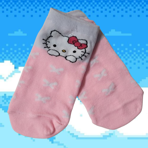 Producto - SOQUETE INFANTIL KITTY PINK