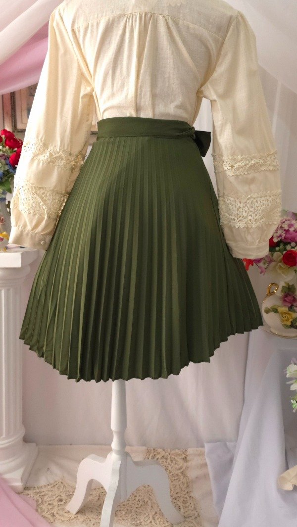 Producto - Falda Raffaela Verde! IMPORTADA NUEVA - 5