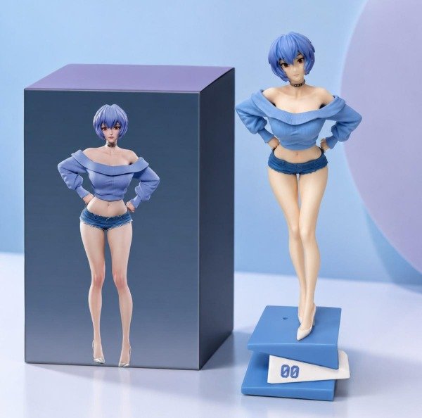 Producto - Figura Rei Ayanami Casual - Evangelion (22cm)