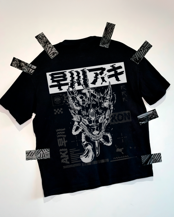 Producto - REMERA OVERSIZE AKI REVENGE CHAINSAW MAN