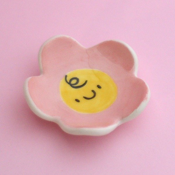 Producto - Plato Pequeño - Flor Feliz