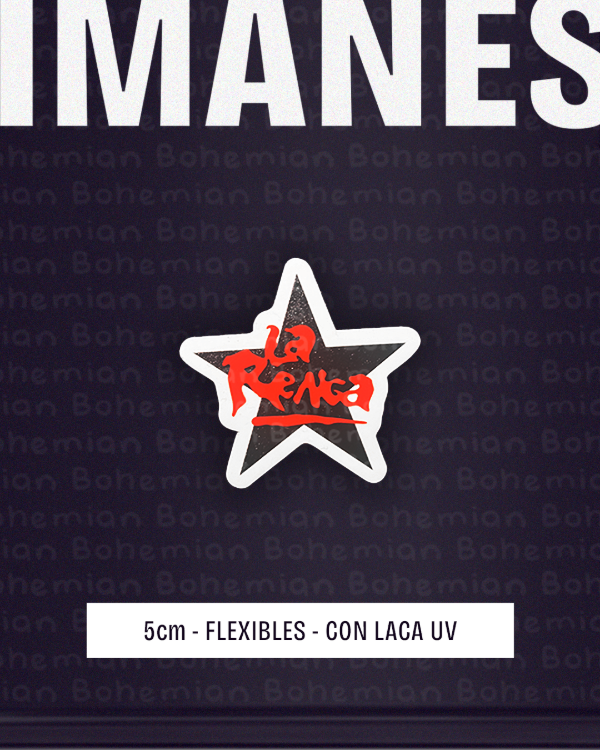 Producto - Iman LA RENGA con LACA UV - Rock Nacional
