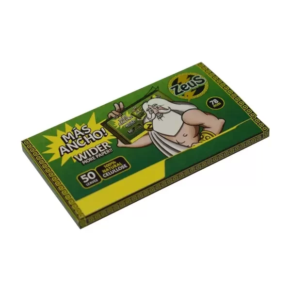 Producto - Papel Zeus Celulosa Transparente 1 1/4 - Paquete x 50