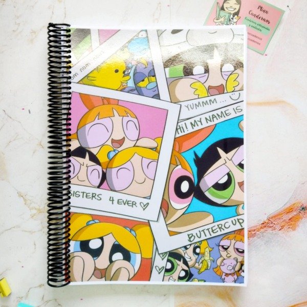 Producto - cuadernos universitarios personajes 1 - opciones 37 al 48