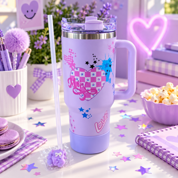 Producto - QUENCHER DE ACERO ESTAMPADO 1.2LT BASE DE SILICONA CON SORBETE Y ACCESORIO - 4