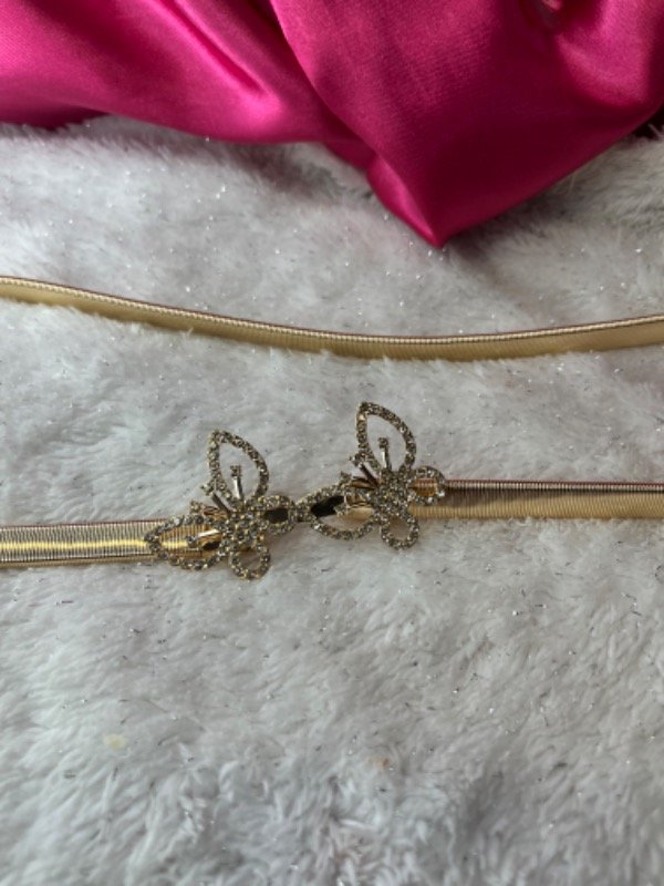 Producto - Cintó 2 mariposa dorado