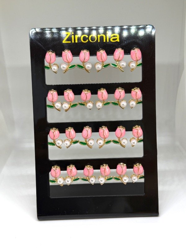 Producto - Aritos tulipán rosa