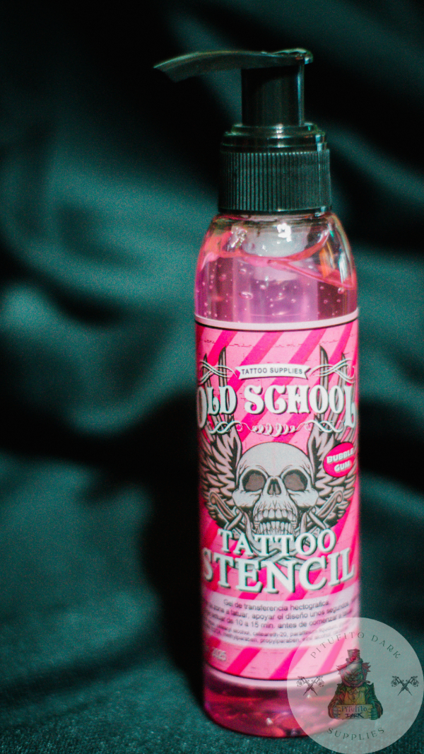 Producto - Stencil old school bubble gum 125ml transfer tattoo