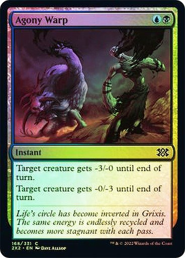Producto - Agony Warp Foil  Double Masters 2022