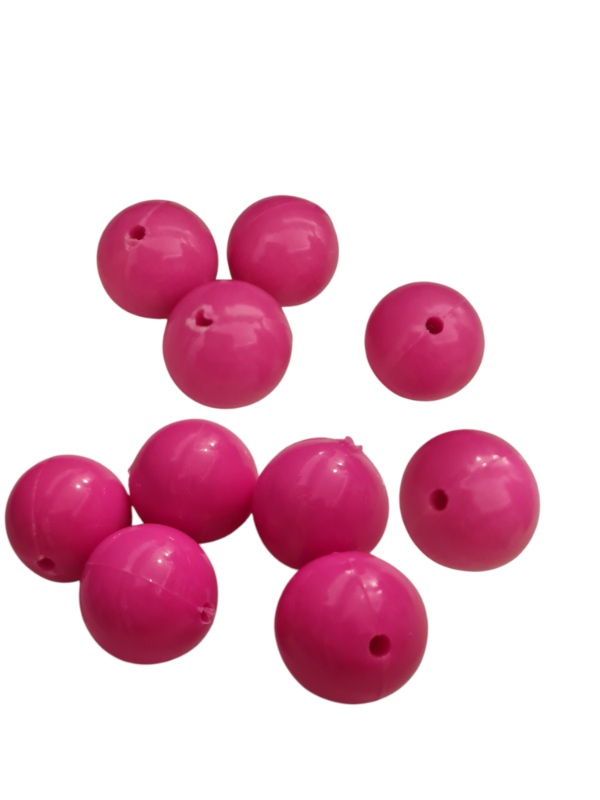 Producto - CUENTAS ACRILICAS CHICLE 14MM 25GR - 4