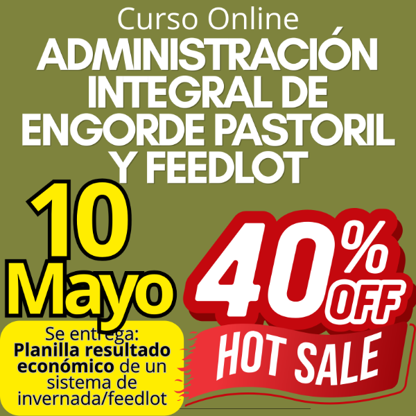 Producto - Curso Online: Administración Integral de Engorde Pastoril y Feedlot