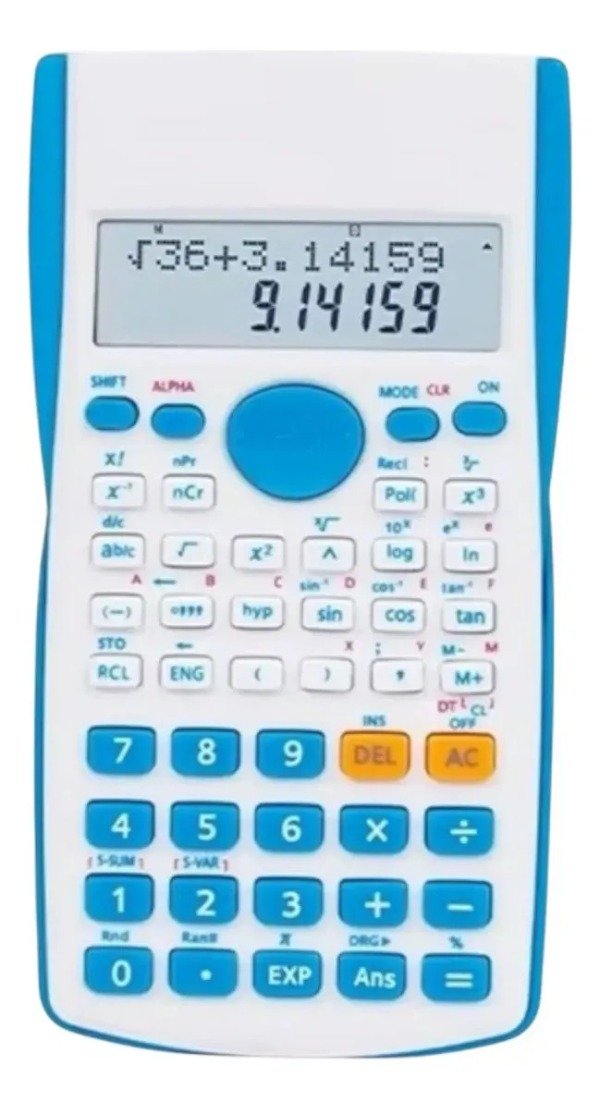 Producto - Calculadora Científica KENKO 10+2 Digitos kk 82ms CELESTE - 1
