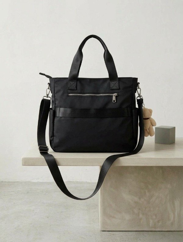 Producto - Tote Bag Impermeable Ivanna Negro - 1
