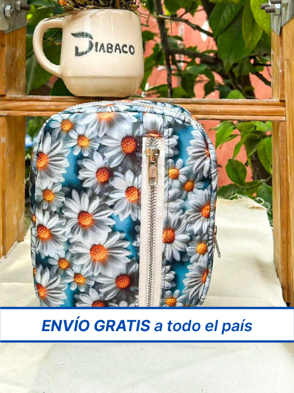 Producto - Cartuchera Isotérmica para insulina - Margaritas Silvestres