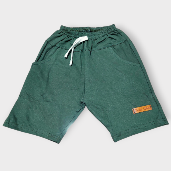 Producto - Bermuda Bebé con Bolsillo Verde T5