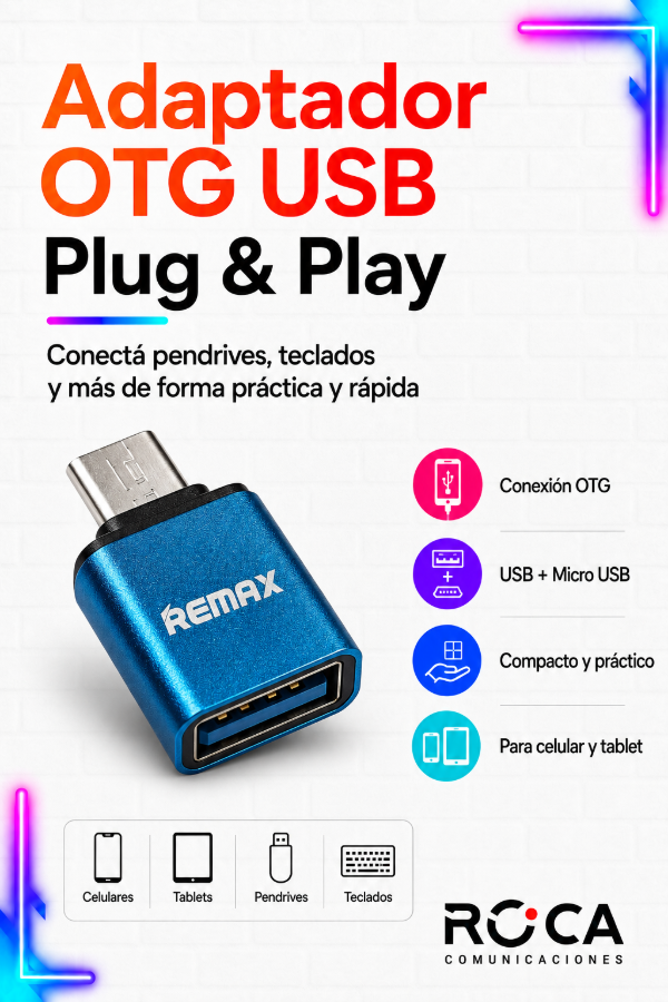 Producto - Adaptadores OTG USB Remax