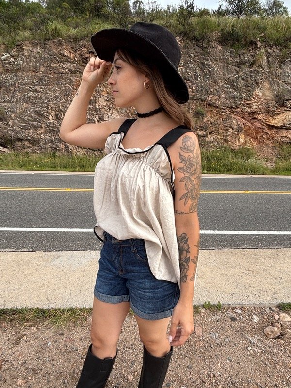 Producto - Musculosa Lino