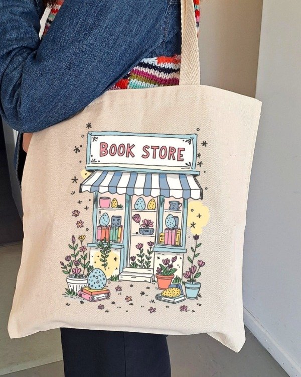 Producto - Tote bag "Bookstores" Rincón de lectura