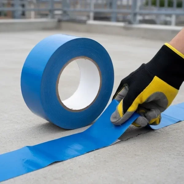Producto - Cinta Adhesiva Impermeable 10cm X 5m Azul - 0
