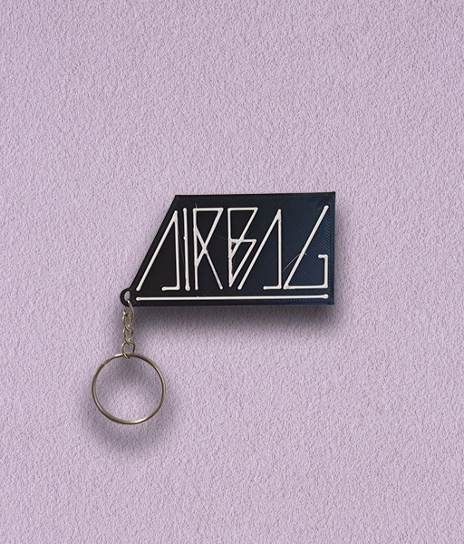 Producto - LLAVERO - AIRBAG - LOGO BLANCO