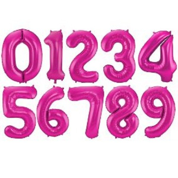 Producto - GLOBO METALIZADO  FUCSIA 32 PULGADAS (80CM) APTO HELIO