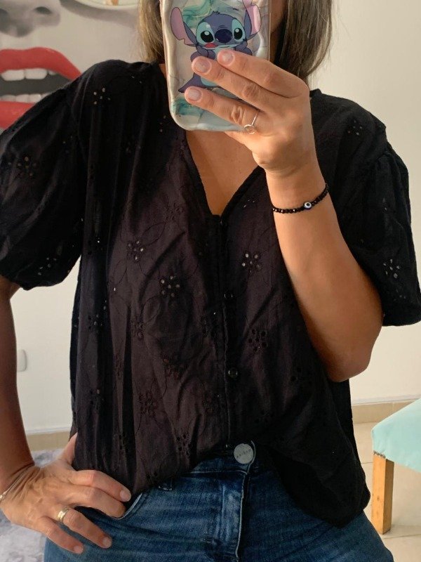 Producto - Blusa broderí con botones - 2