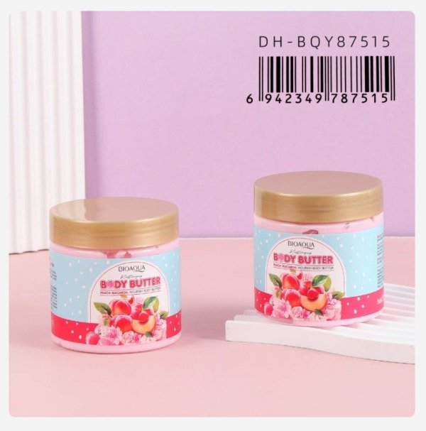 Producto - Manteca Corporal Nutritiva BIOAQUA Durazno y Helado 200g
