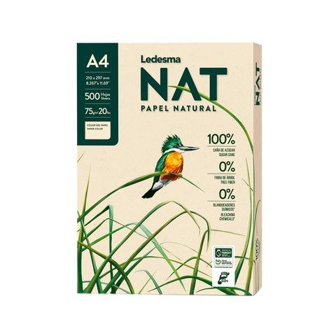 Producto - RESMA A4 75GRS/M2 500 HOJAS PAPEL NATURAL LEDESMA NAT