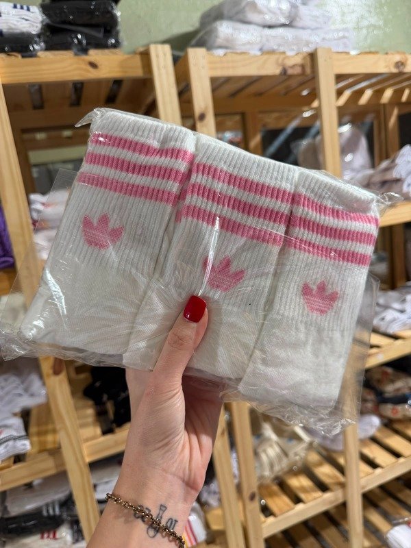 Producto - Docena Cerrada Adidas Blanco con Rosa