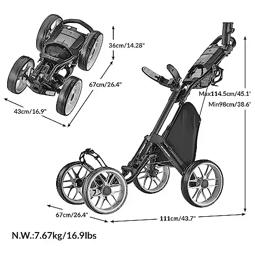 Producto - CARRO MANUAL KADDYTEK 4 RUEDAS