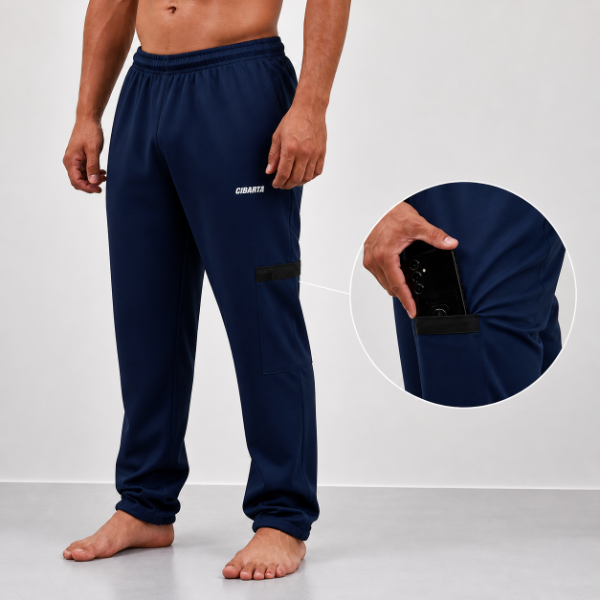 Producto - Pantalón Cibarta Modelo doble cargo azu Tela Avion