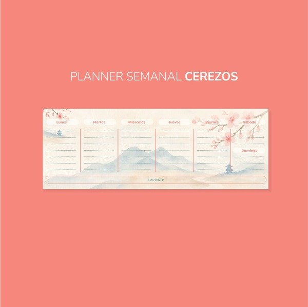 Producto - Planner Cerezos