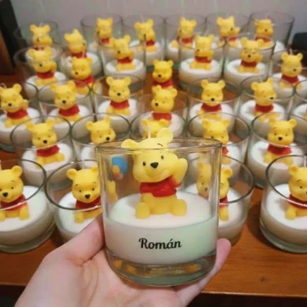 Producto - Velas frascos Winnie poo