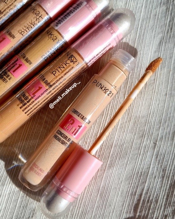 Producto - Corrector 2en1 con Iluminador PINK21 - 1