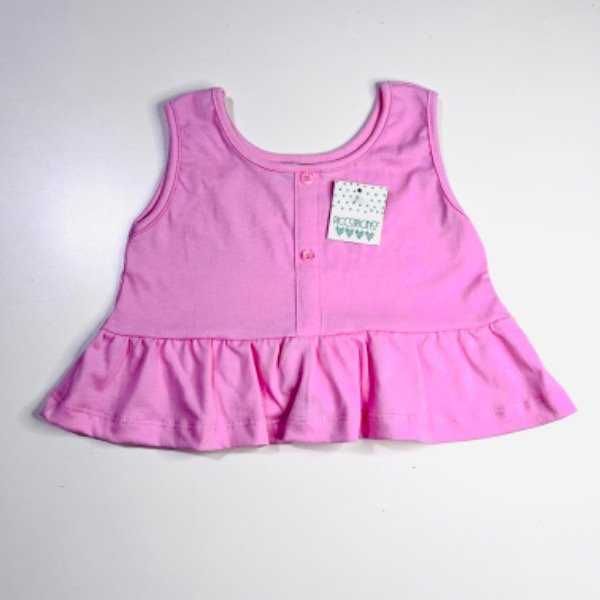 Producto - Remera volado rosa bebe