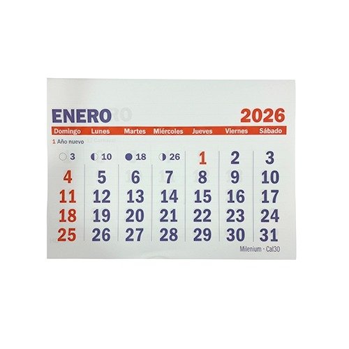 Producto - CALENDARIO MILENIUM MENSUAL 21x30 2027