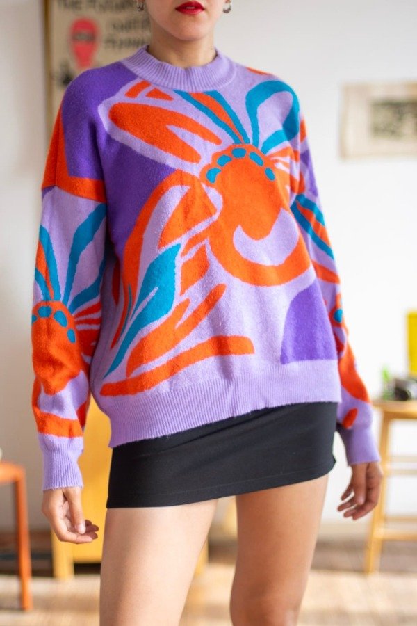 Producto - Sueter Flor Talle: L
