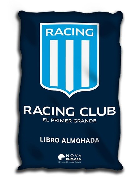 Producto - RACING CLUB - LIBRO ALMOHADA PRODUCTO OFICIAL