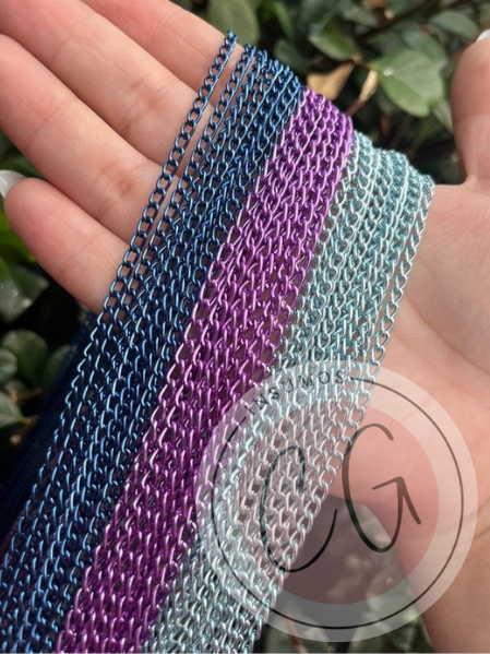 Producto - Tira cadena fina colores