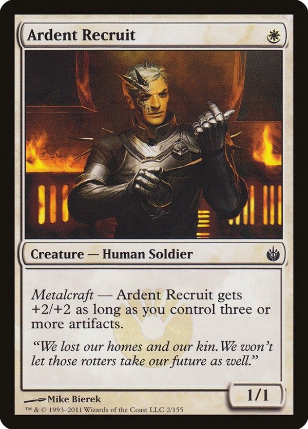 Producto - Ardent Recruit  Mirrodin Besieged