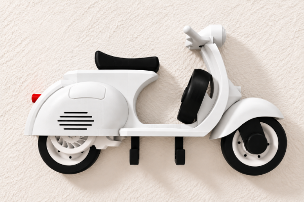 Producto - Porta Llaves Vespa Moto Scooter Perchero De Pared - 2
