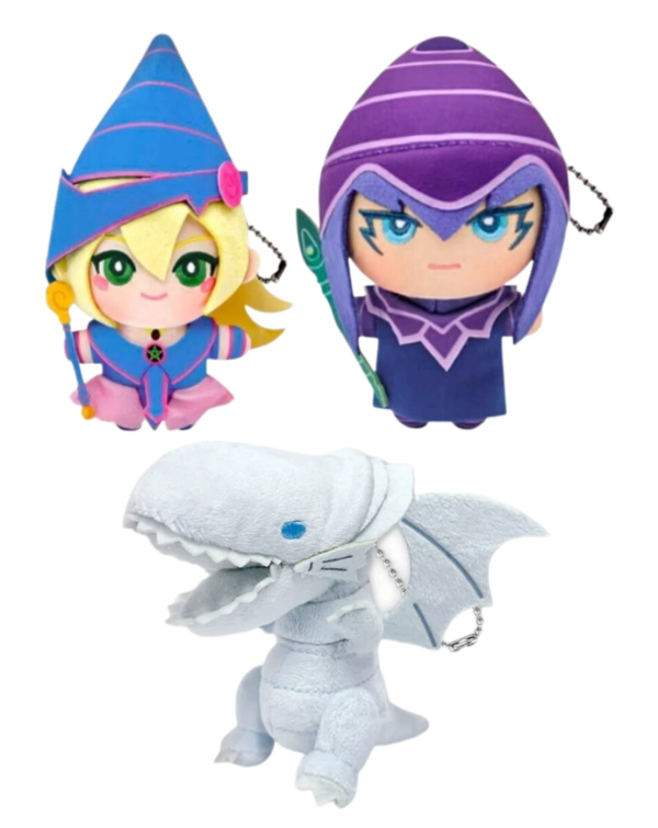 Producto - Peluche Original Maga Oscura, Mago Oscuro y Dragon Blanco Yu Gi Oh JK Japan
