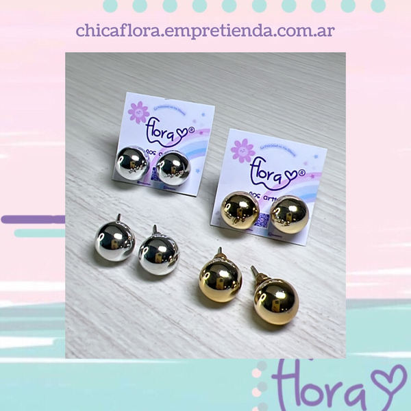 Producto - Aritos Perla Goldo/Silver