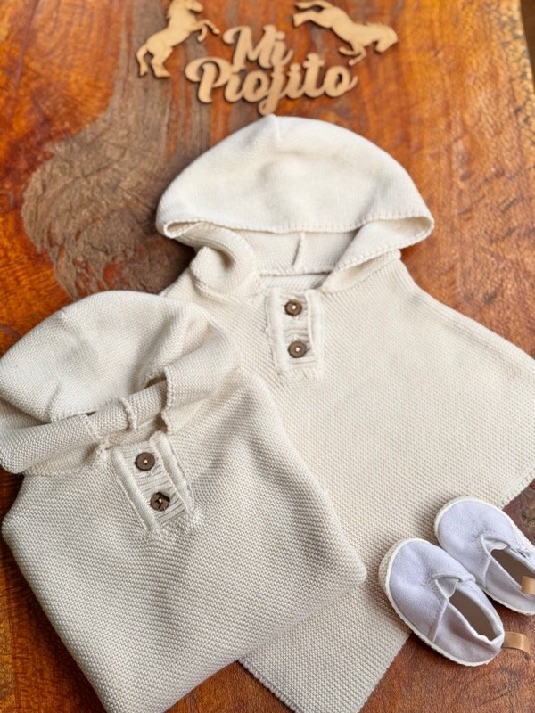 Producto - Poncho de hilo Crudo - 2