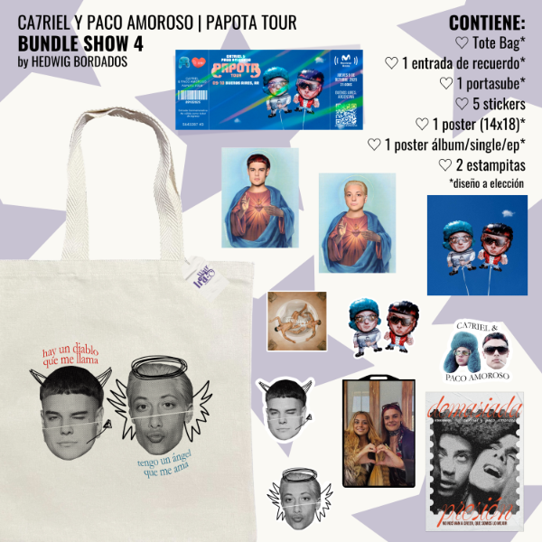 Producto - BUNDLE SHOW 4 - Ca7riel y Paco Amoroso
