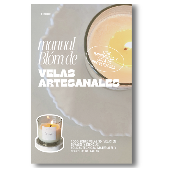 Producto - EBOOK Manual Blóm de velas artesanales