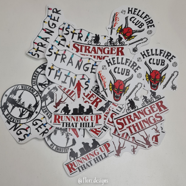 Producto - Stickers Stranger Things - 5 unidades