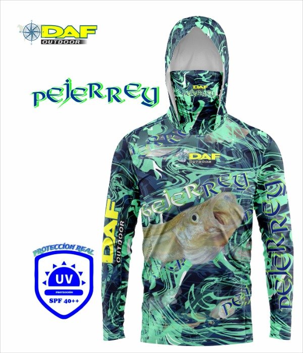 Producto - Remera UV 40 Pejerrey Ondas