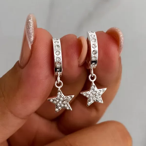 Producto - ARGOLLAS BIEL MINI STAR 2.6CM